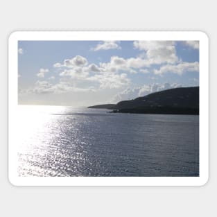 St Thomas Sunset View Sticker